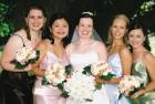 [Jess and her bridesmaids, Natalie, Sue, Davina and Annie]